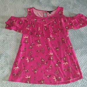 Cold shoulder blouse